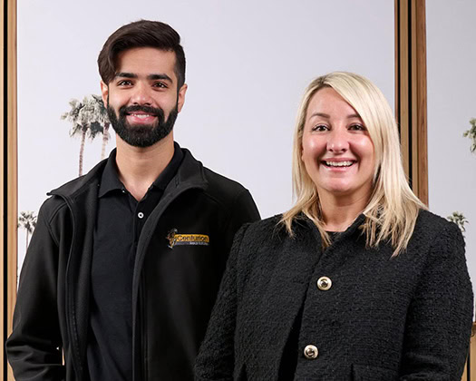 Justine & Gunjit - Leasing team - Centurion Real Estate